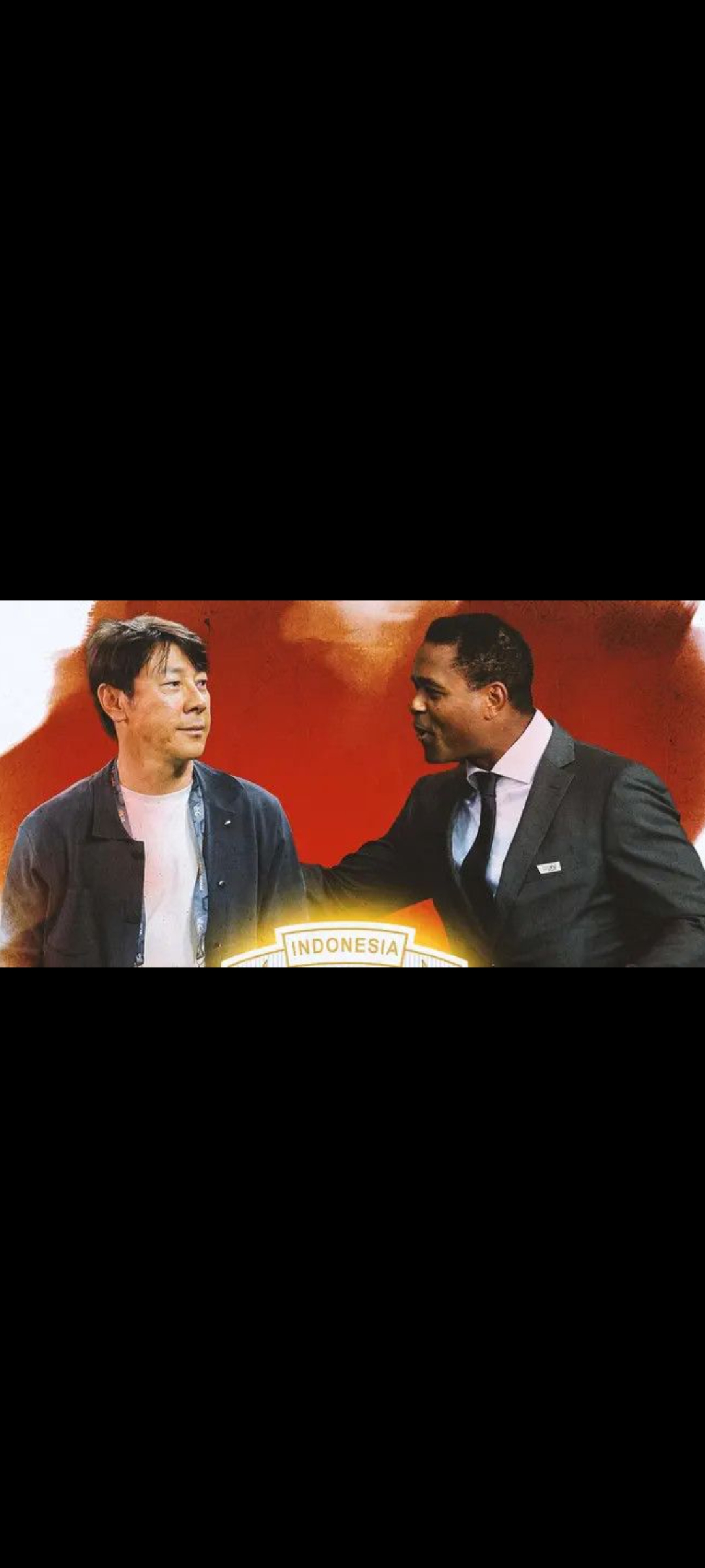 Shin Tae Yong dan Patrick Kluivert