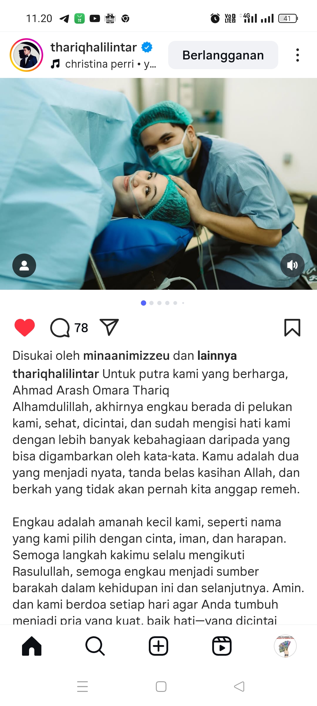 Aaliyah Massaid dan Thariq Halilintar
