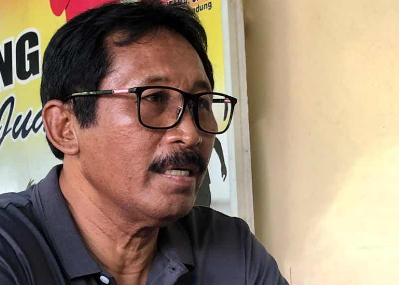 SAMPAIKAN ALASAN PROTES : Sekretaris KONI Badung, Made Sutama. (Foto KONI Badung untuk Radar Bali)