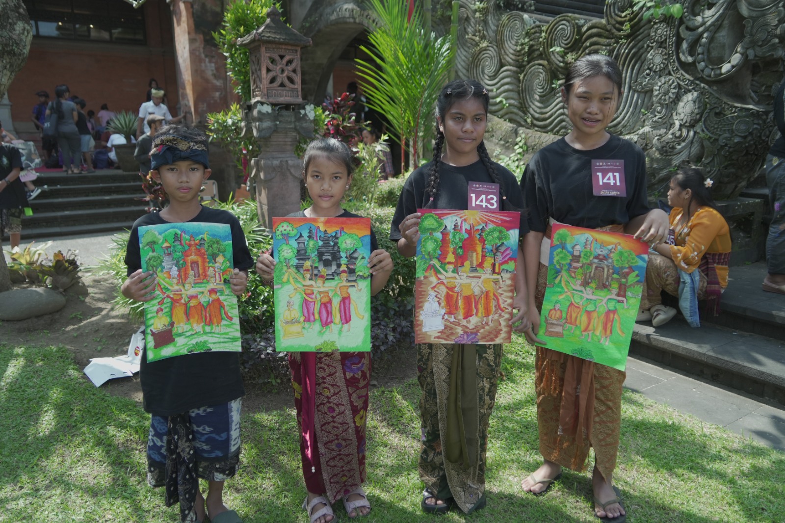 Para peserta cilik Duta Kabupaten Badung ini bersaing dengan 145 anak lainnya dari empat kabupaten/kota se-Bali.