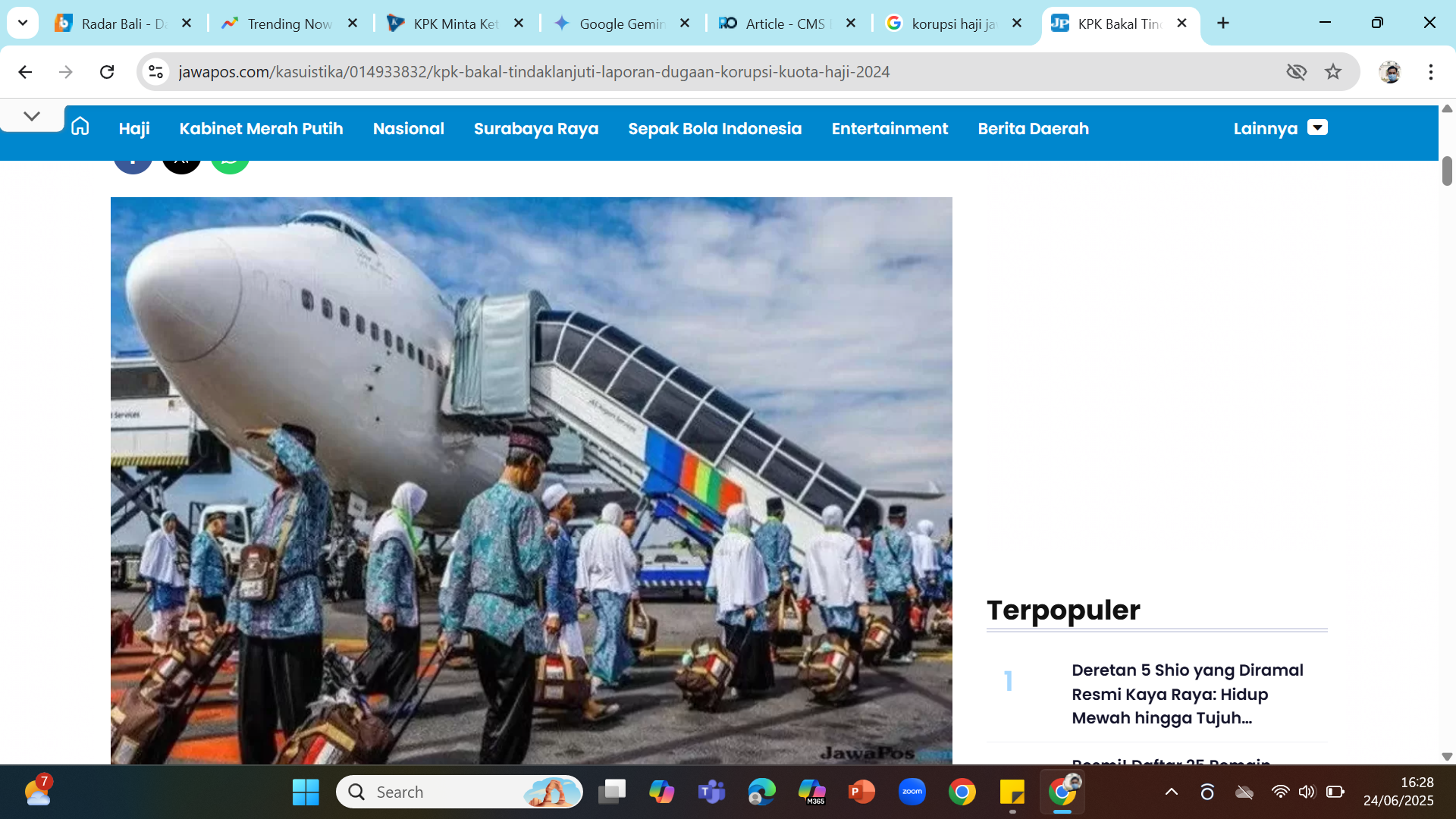 Ilustrasi - Jemaah haji