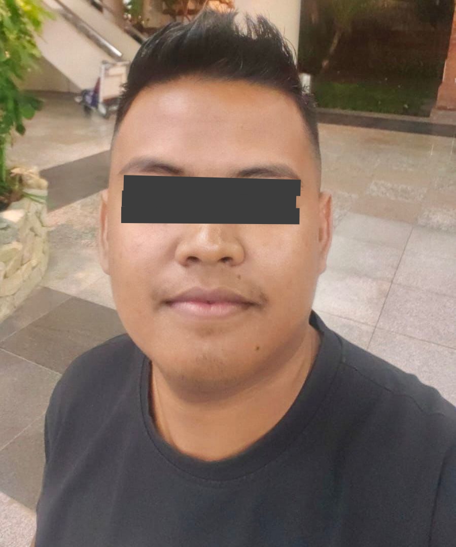 MF, terduga pelaku.