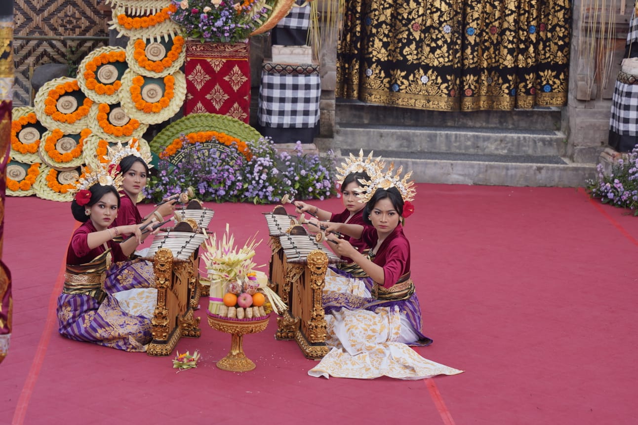generasi cilik Bali mempertontonkan bakat luar biasa mereka dalam Lomba Gender Wayang Anak-anak, bagian dari gelaran akbar Pesta Kesenian Bali (PKB) ke-47.