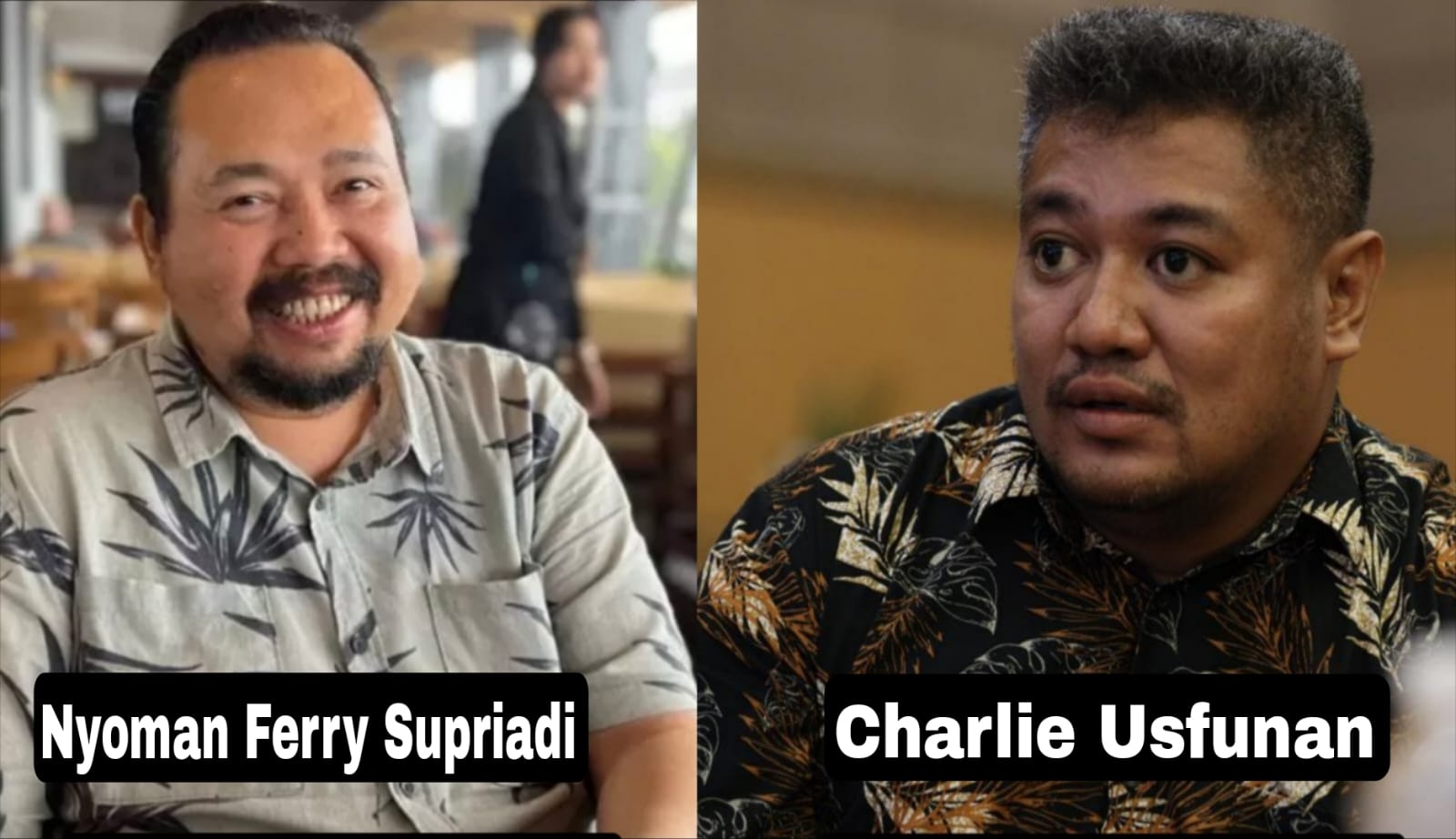 SIAP KAWAL: Kuasa Hukum Jawa Pos Radar Bali, Nyoman Ferry Supriyadi (kiri) dan kuasa hukum PENA NTT Charlie Usfunan (kanan) akan all out mengawal kasus yang menimpa jurnalis Andre Sulla.