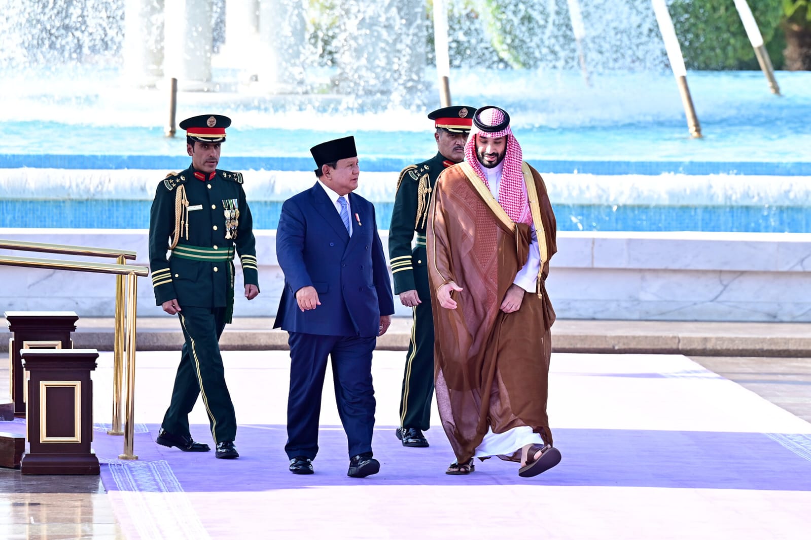 PACU PERTUMBUHAN: Presiden RI Prabowo Subianto dan pemerintah Arab Saudi sepakat bangun konsesi strategis.