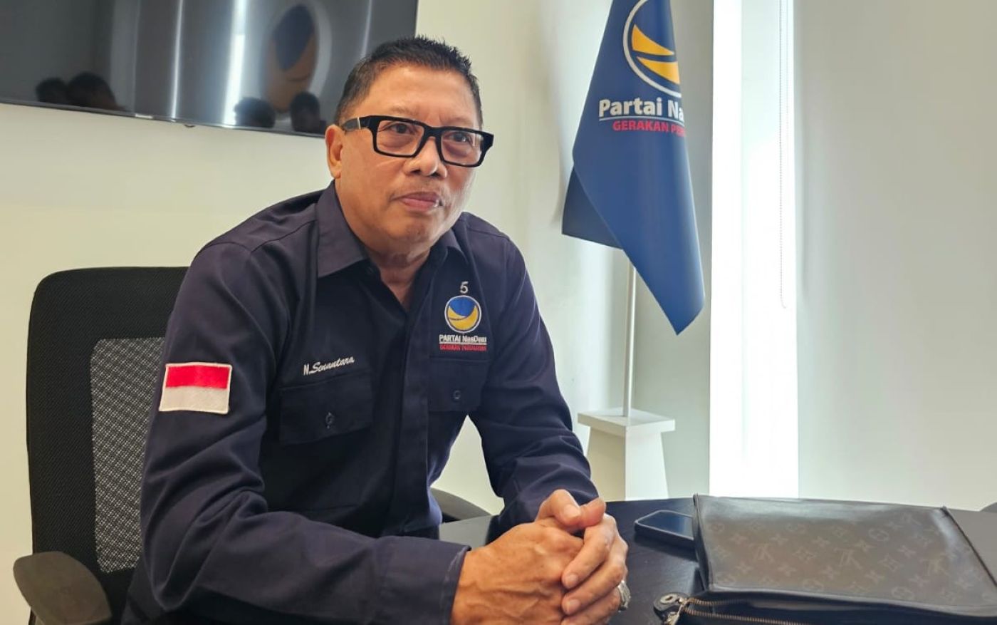 NAIKKAN TARGET: Ketua DPW Partai Nasdem Provinsi Bali  I Nengah Senantara