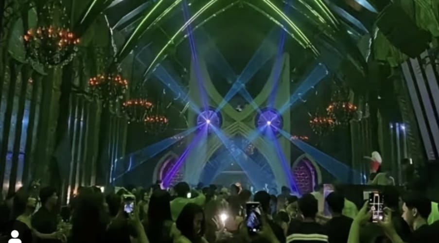 RIUH: Suasana di Mirror Night Club yang sempat terjadi insiden kekerasan dan pengeroyokan.