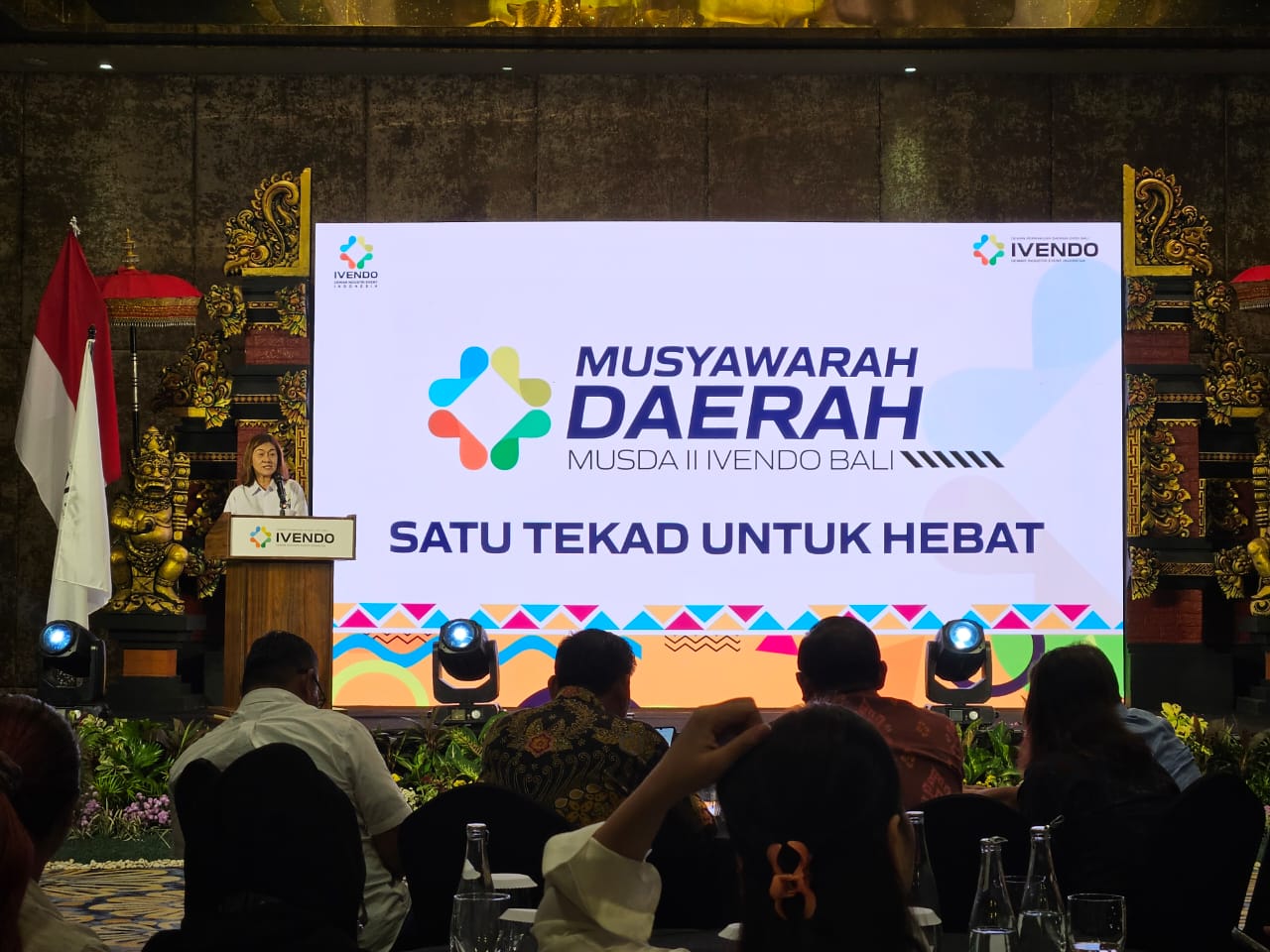KE PUSAT: Grace Jeanie saat Musda II IVENDO Bali 2025.