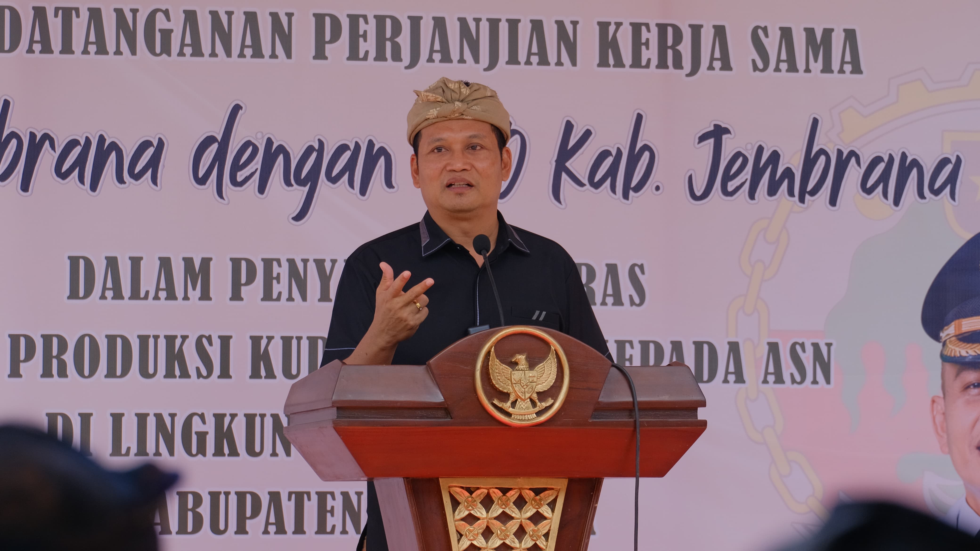Bupati Jembrana I Made Kembang Hartawan.