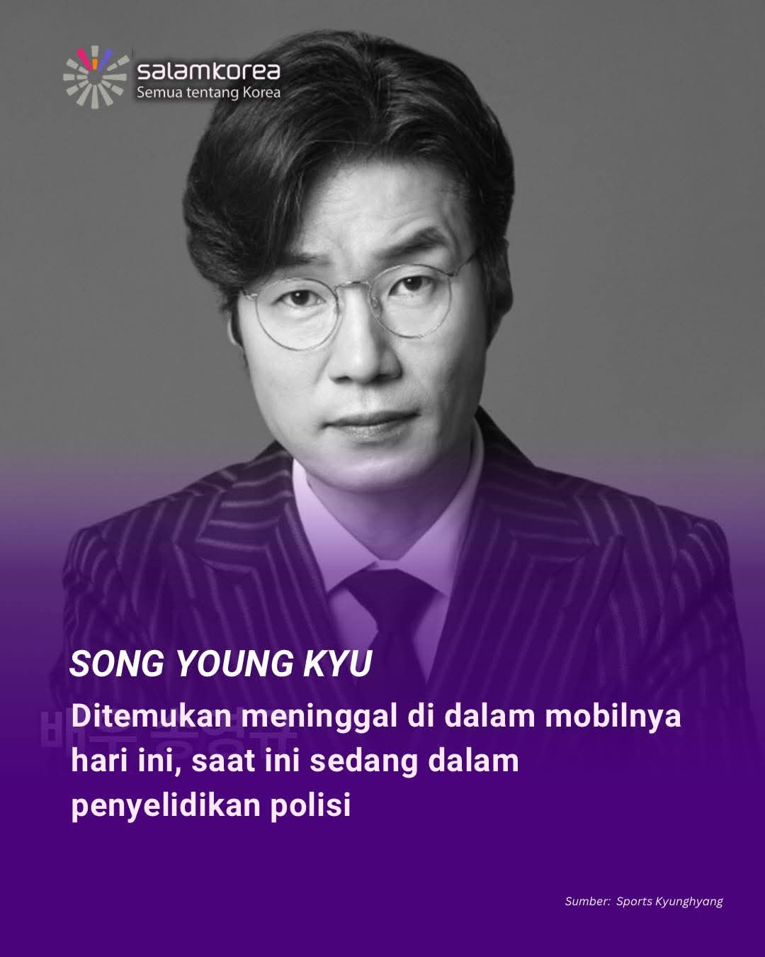 Song Young Gyu Ditemukan tewas di dalam mobilnya