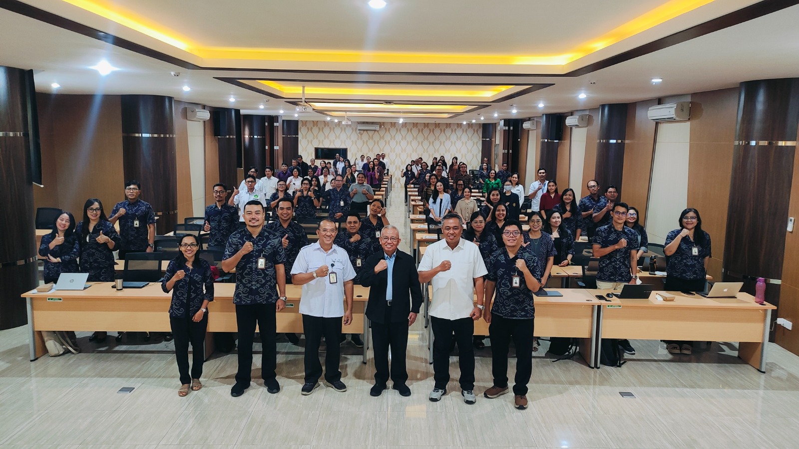 Workshop Peninjauan VMTS serta Kurikulum Program Studi di Lingkungan FKIP Unmas Denpasar, Selasa, 30 Juli 2025 di Aula Ganesha, Kampus Unmas Denpasar.