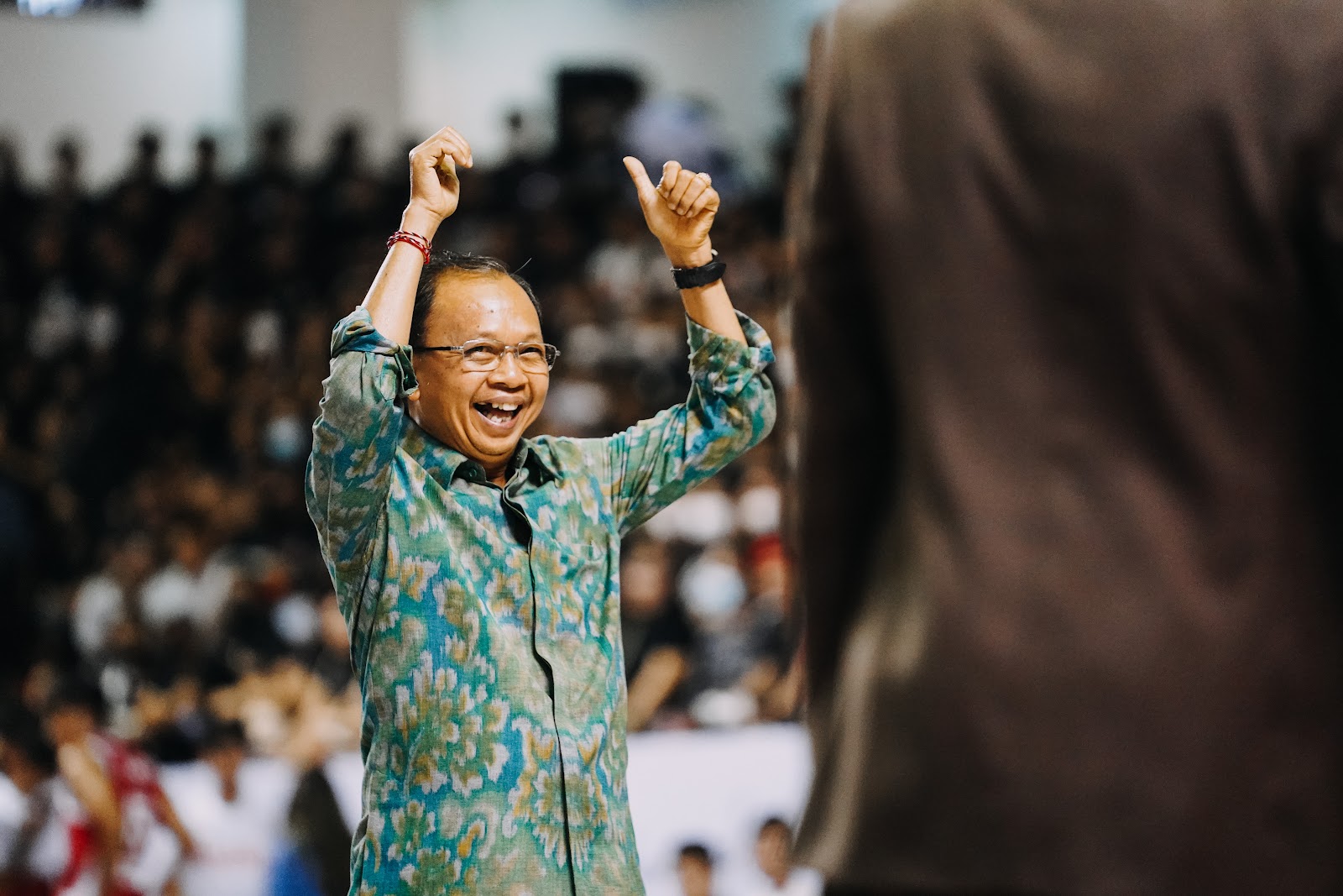 PACU SEMANGAT: Gubernur Bali Wayan Koster mendukung penuh gelaran  Honda DBL With Kopi Good Daya 2025 yang berlangsung di GOR Purna Krida Kerobokan Badung 8 - 16 Agustus 2025.