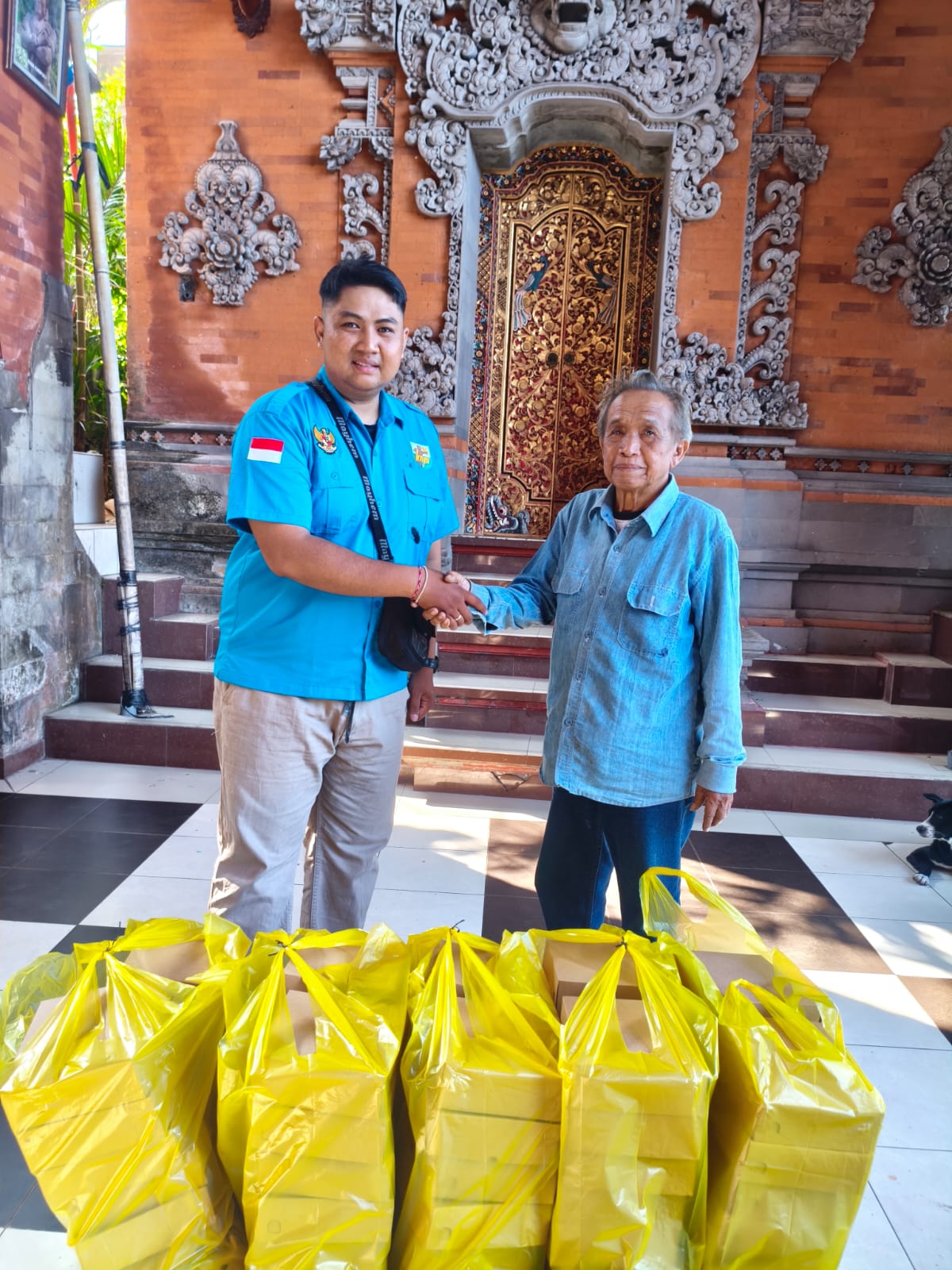 Aksi sosial KNPI Bali di Panti Asuhan Dharma Jati II Denpasar (8/8/2025).
