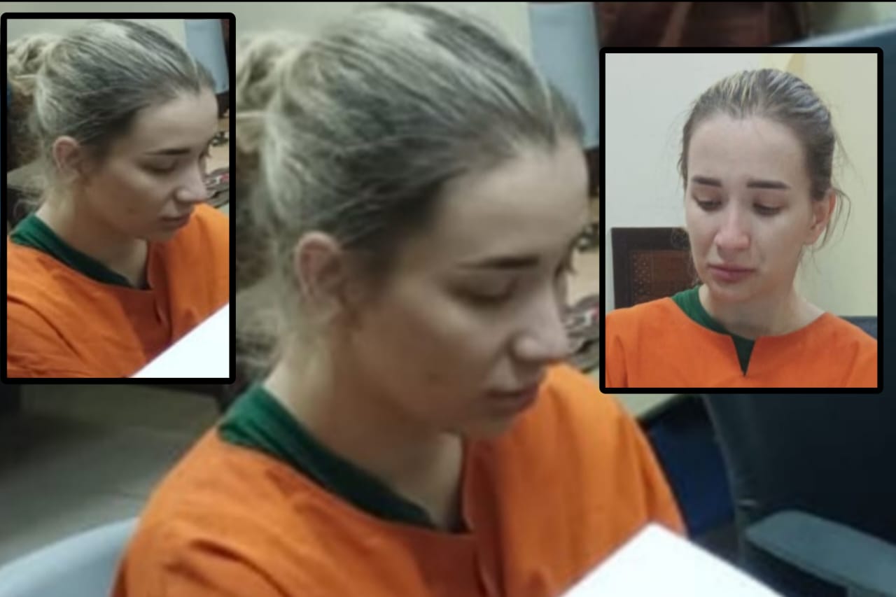 TERCIDUK: Perempuan asal Ukraina bernama Kateryna Vakarova, 21, kini menjalani pemeriksaan maraton.