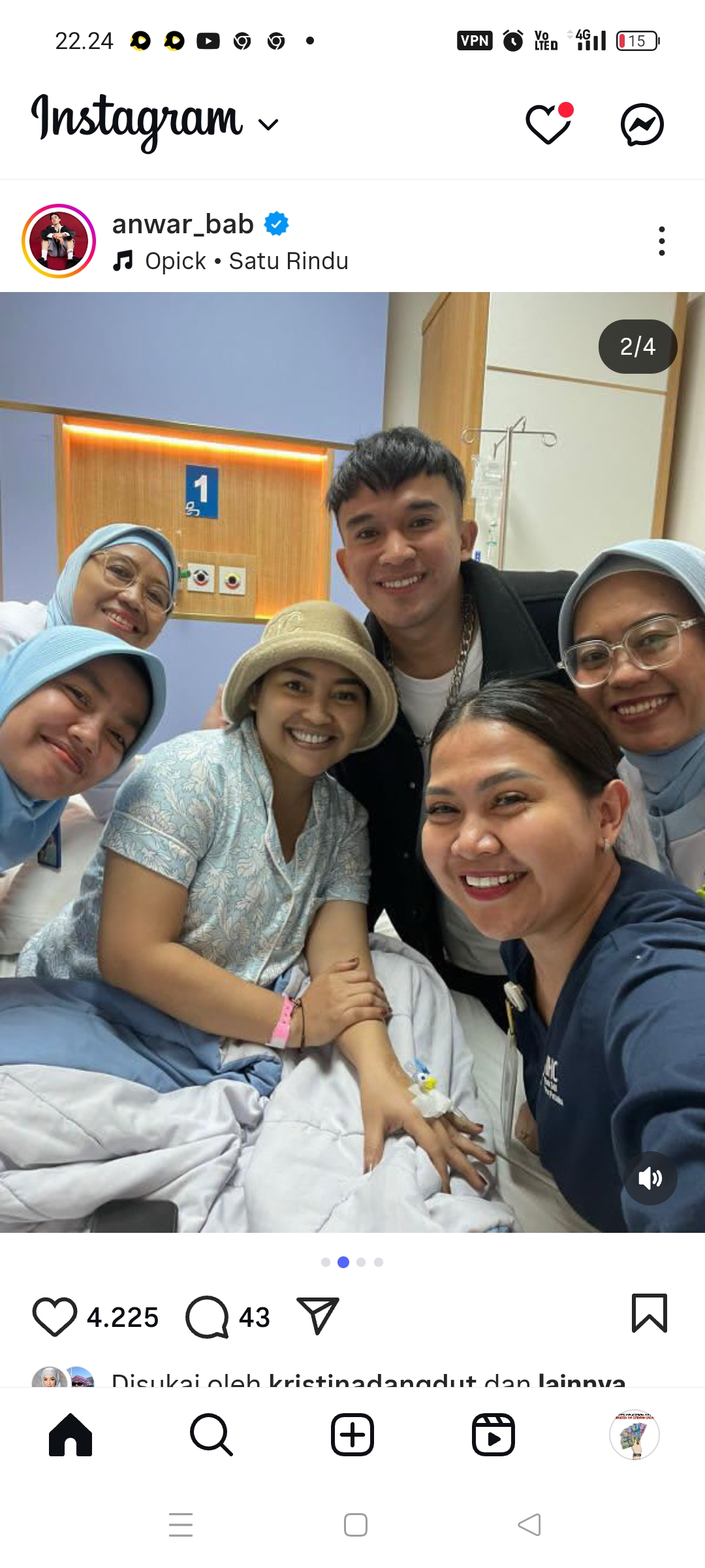 Kondisi Mpok Alpa sebelum meninggal