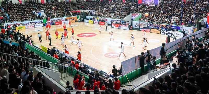 SELALU SERU DAN INGAR BINGAR: Suasana pertandingan di final DBL series Bali 2025. (Foto: DBL untuk Radar Bali)