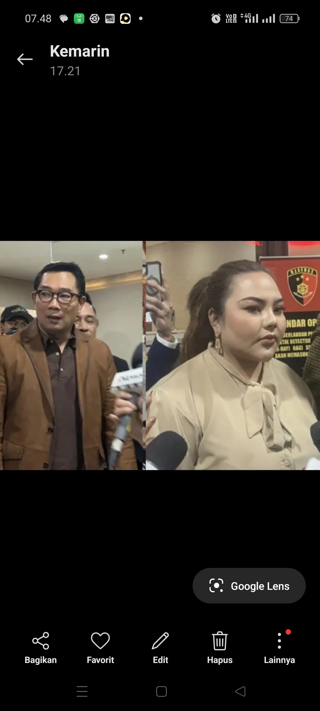 Ridwan Kamil dan Lisa mariana
