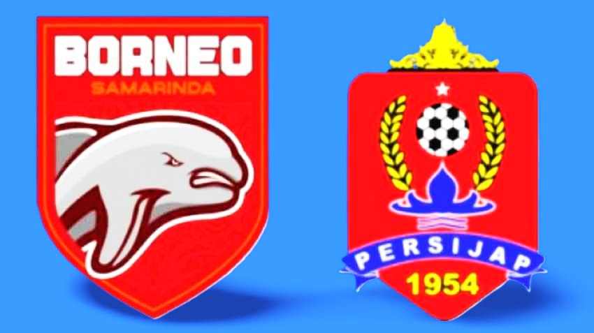 ilustrasi Borneo FC versus Persijap-Ist
