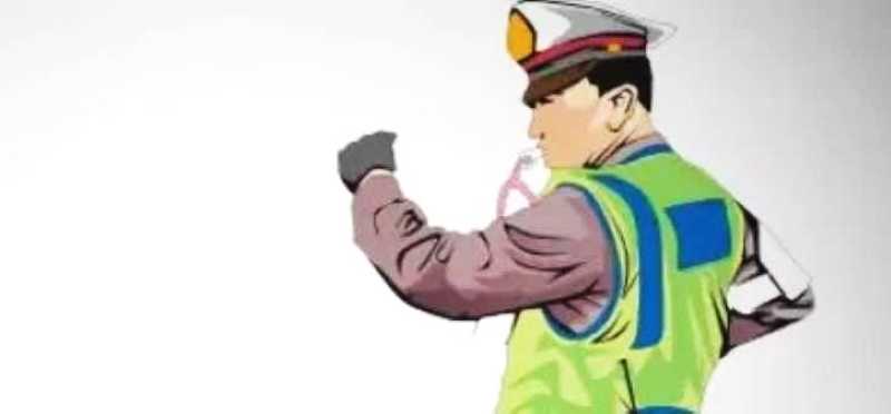 ilustrasi polisi mengatasi kemacetan-Jawa Pos-Radar Bojonegooro (Ainur Ochiem)