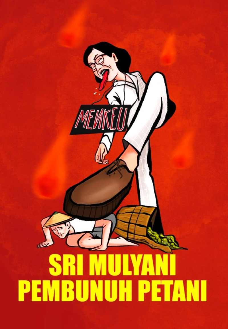 meme sarkastikuntuk Menkeu Sri Mulyani di platform X (Twitter). (Gambar: repro platform X)