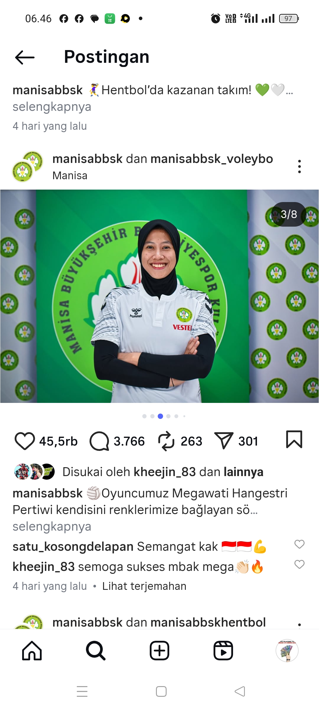 Megawati Hangestri Manisa BBSK