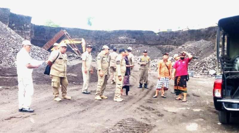 Ilustrasi sidak galian C beberapa waktu lalu di Karangasem (foto: dok. Radar Bali)
