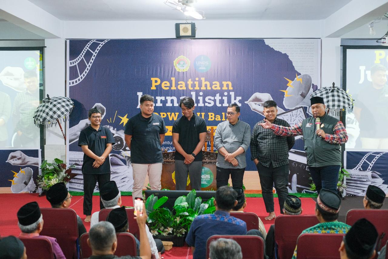 PEMATERI: Para pemateri dari DPP LDII Bali yang mengisi pelatihan jurnalistik DPW LDII Bali.