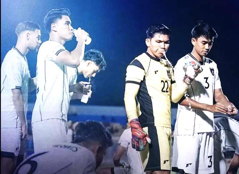 GAGAL PETIK POIN PENUH : Timnas Indonesia U23 hanya bermain seri melawan Laos di laga pertama.(foto:dok.Timnas U23 Indonesia)