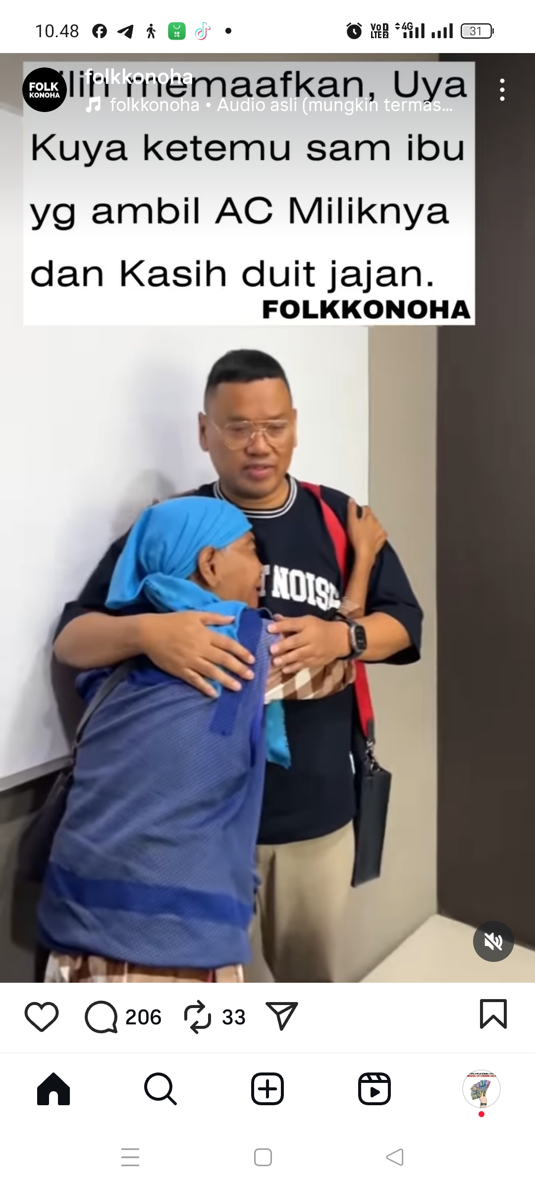 Uya Kuya Maafkan penjarah rumahnya