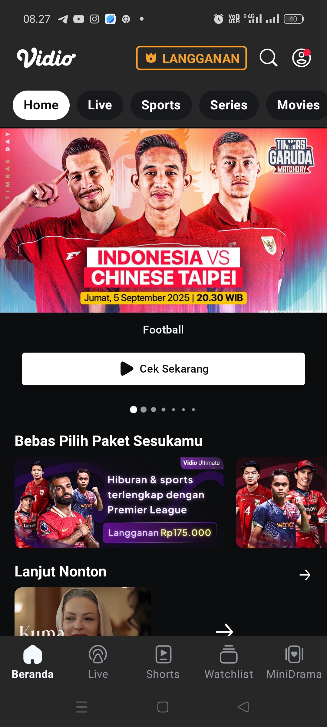 Timnas Indonesia vs China Taipei