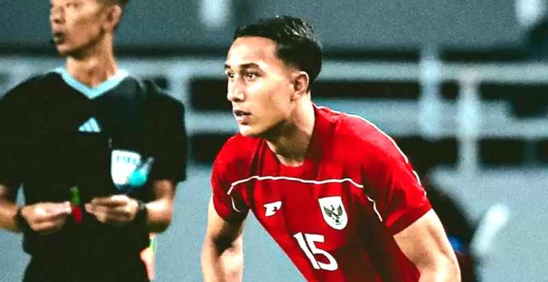 PEMAIN INCARAN KLUIVERT : Miliano Jonathan saat berlaga melawan Taiwan dengan kemenangan 6-0 di Stadion Gelora Bung Tomo (GBT), Surabaya. (dok.Timnas Indonesia/PSSI)