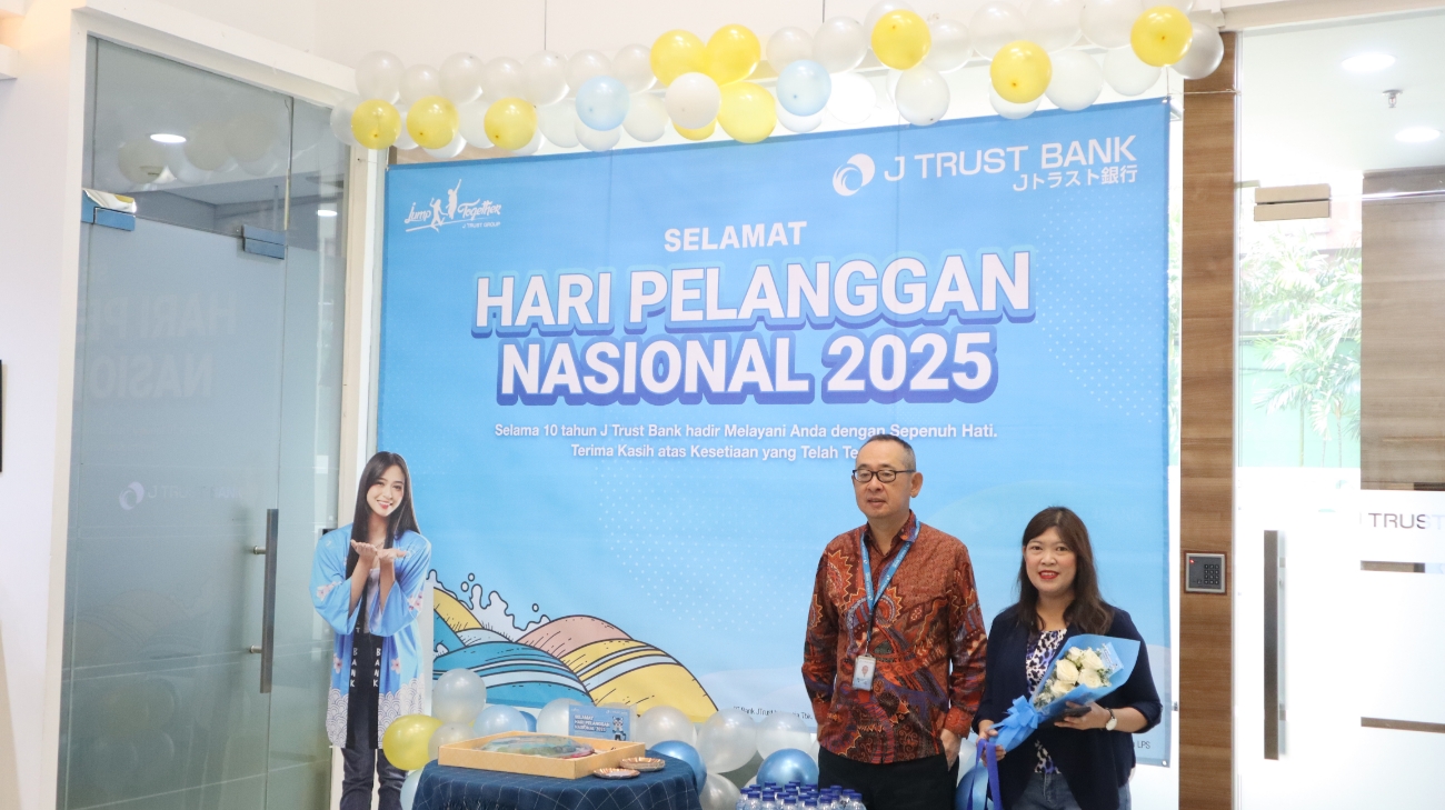 KOMITMEN: J Trust Bank terus menjalankan komitmen memberikan layanan Optimal, handal dan terpercaya .