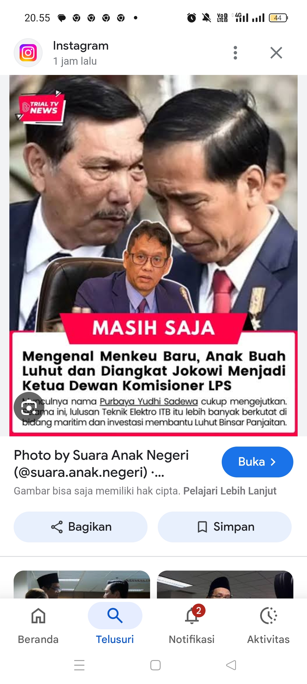 Luhut Binsar Pandjaitan, Jokowi dan Purbaya Yudhi Sadewa