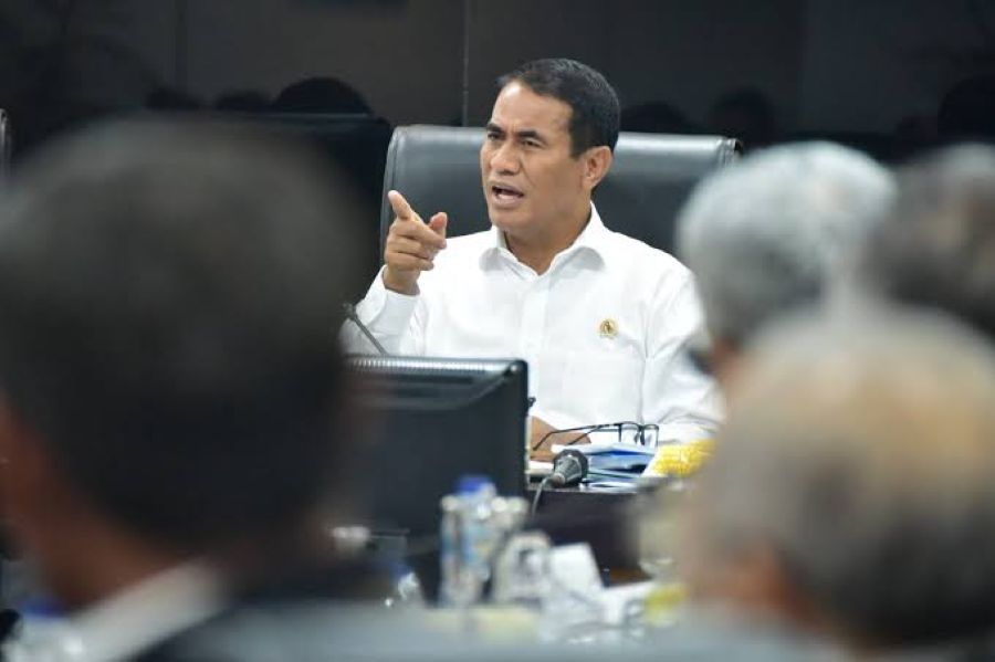 SWASEMBADA: Menteri Pertanian, Andi Amran Sulaiman, menegaskan pihaknya menetapkan empat program besar sebagai prioritas swasembada pangan