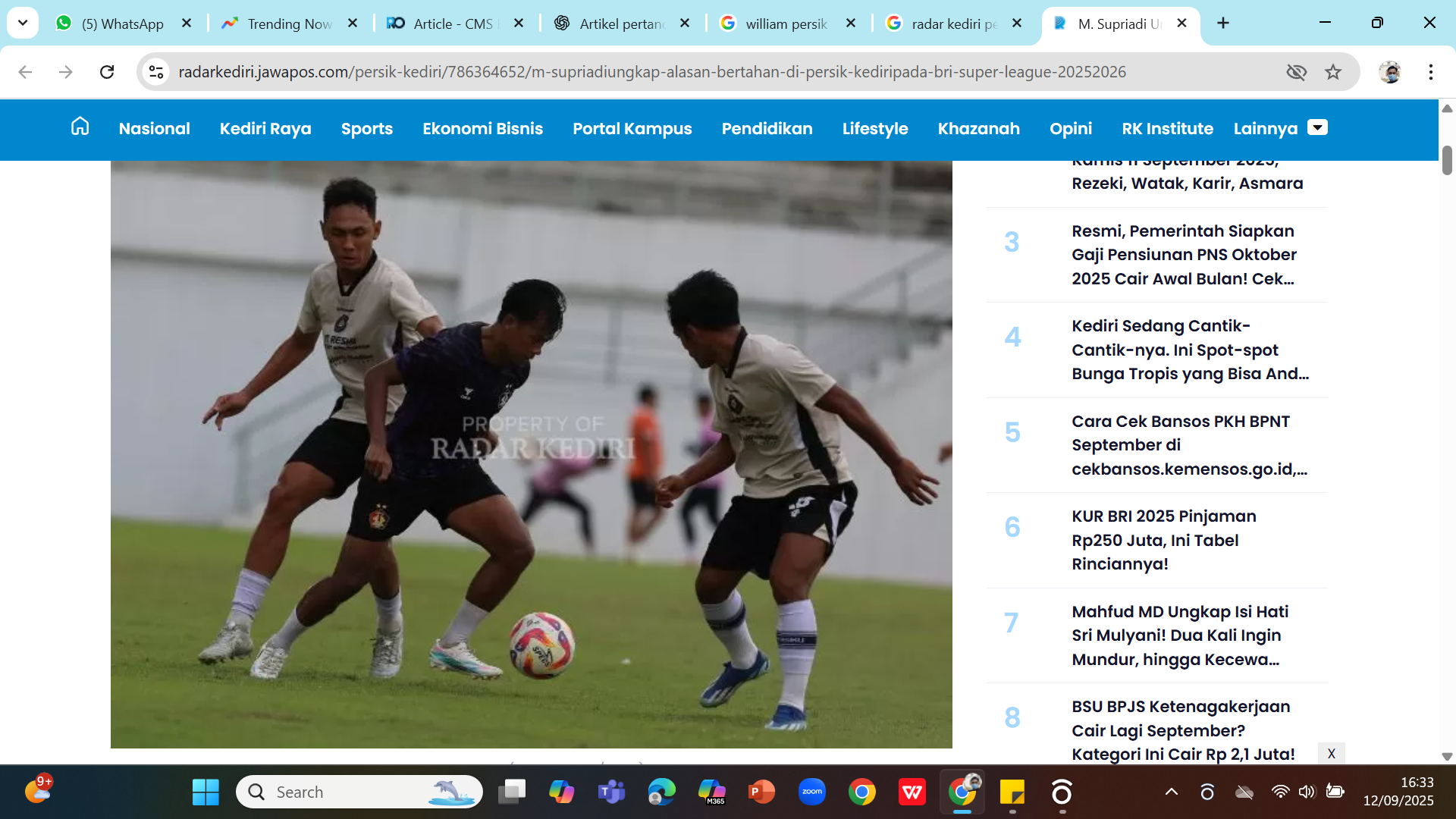 ADU PEMAIN BRASIL - Persik akan menjamu Malut United di Stadion Brawijaya. Malut membawa bek asing nilson junior, sedangkan Persik menurunkan striker Williams Lugo. Keduanya pemain Brasil