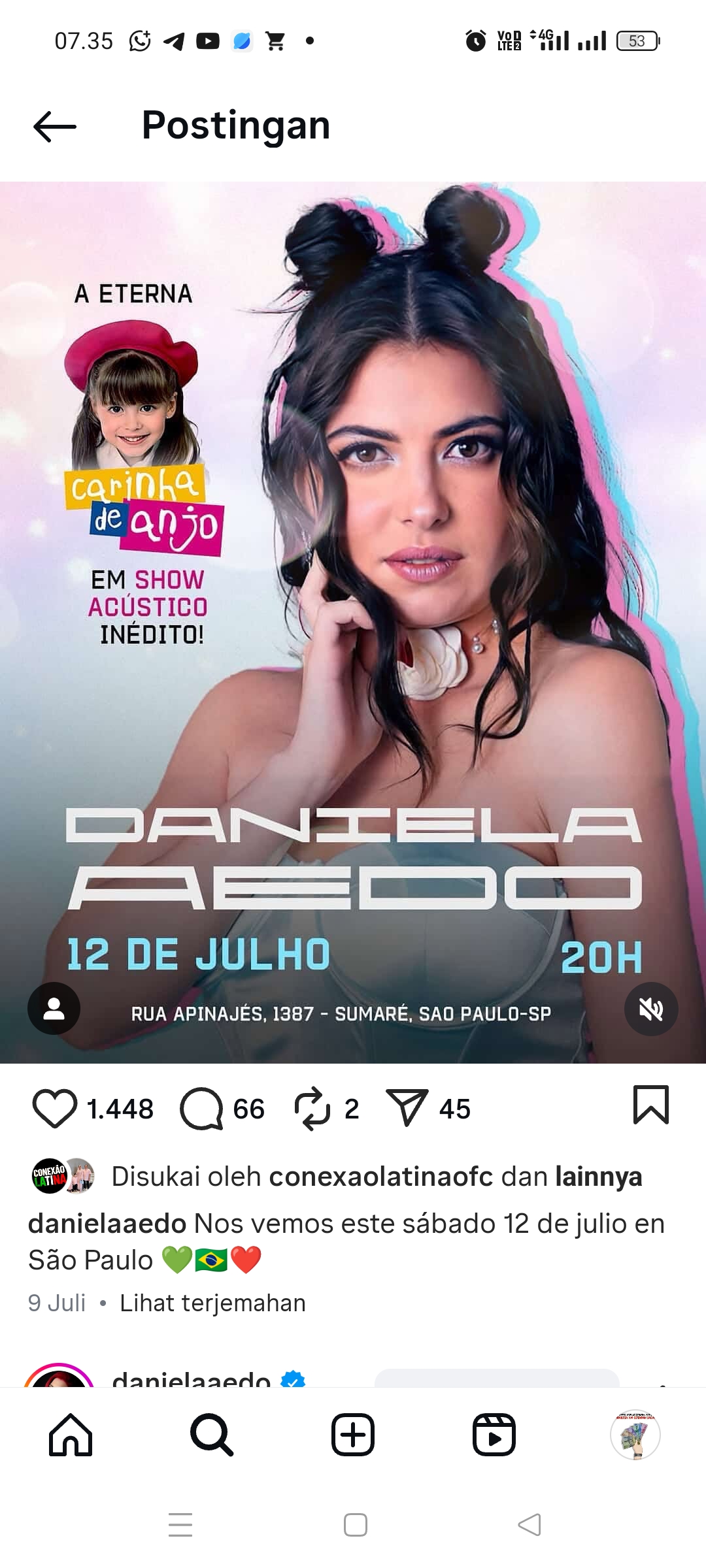 Daniela Aedo pemeran Dulce Maria kecil