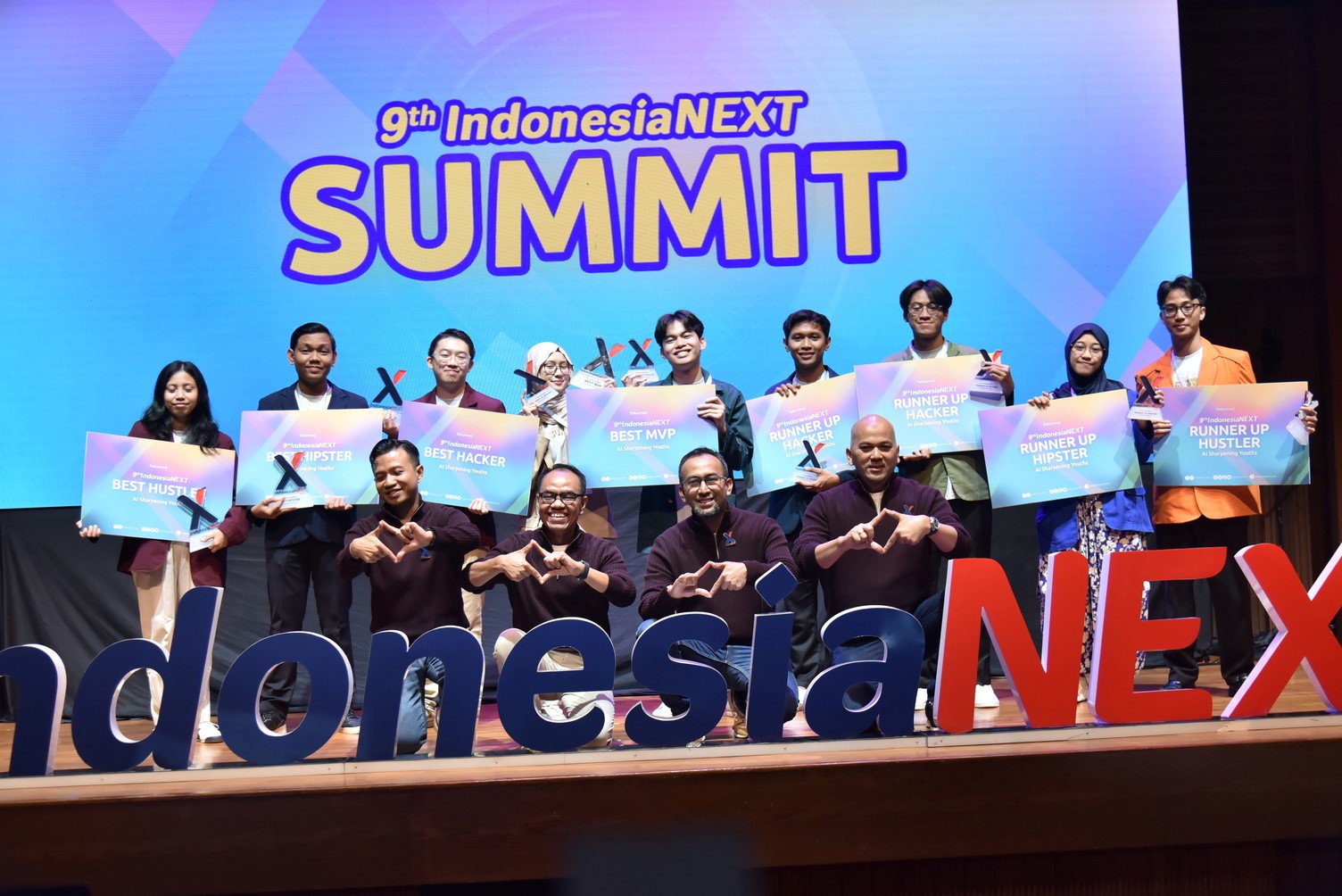 IndonesiaNEXT Summit 2025 mengusung tema &ldquo;AI Sharpening Youths&rdquo; digelar di Jakarta (18/9/2025).