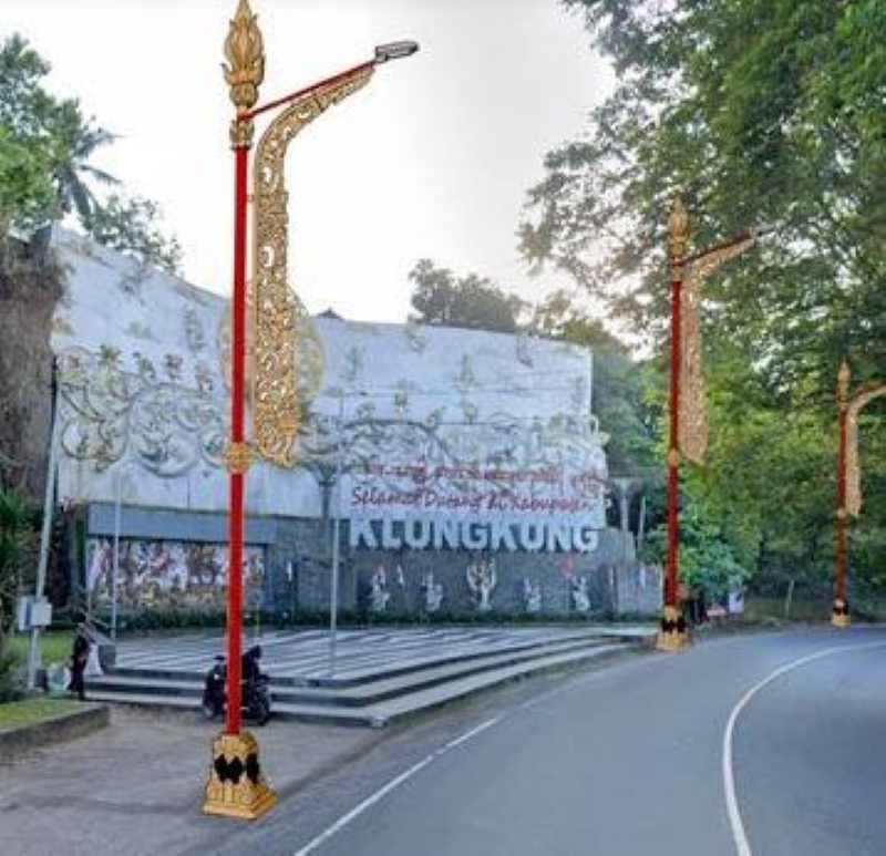 BEGINI LAMPUNYA: Desain LPJU dengan ornamen antik yang akan dipasang di Kabupaten Klungkung. (Foto: Humas Pemkab Klungkung)