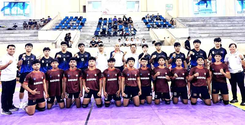 CARI MITRA TANDING SEPADAN: Atlet Kabaddi Badung dan Timnas Thailand (ist)