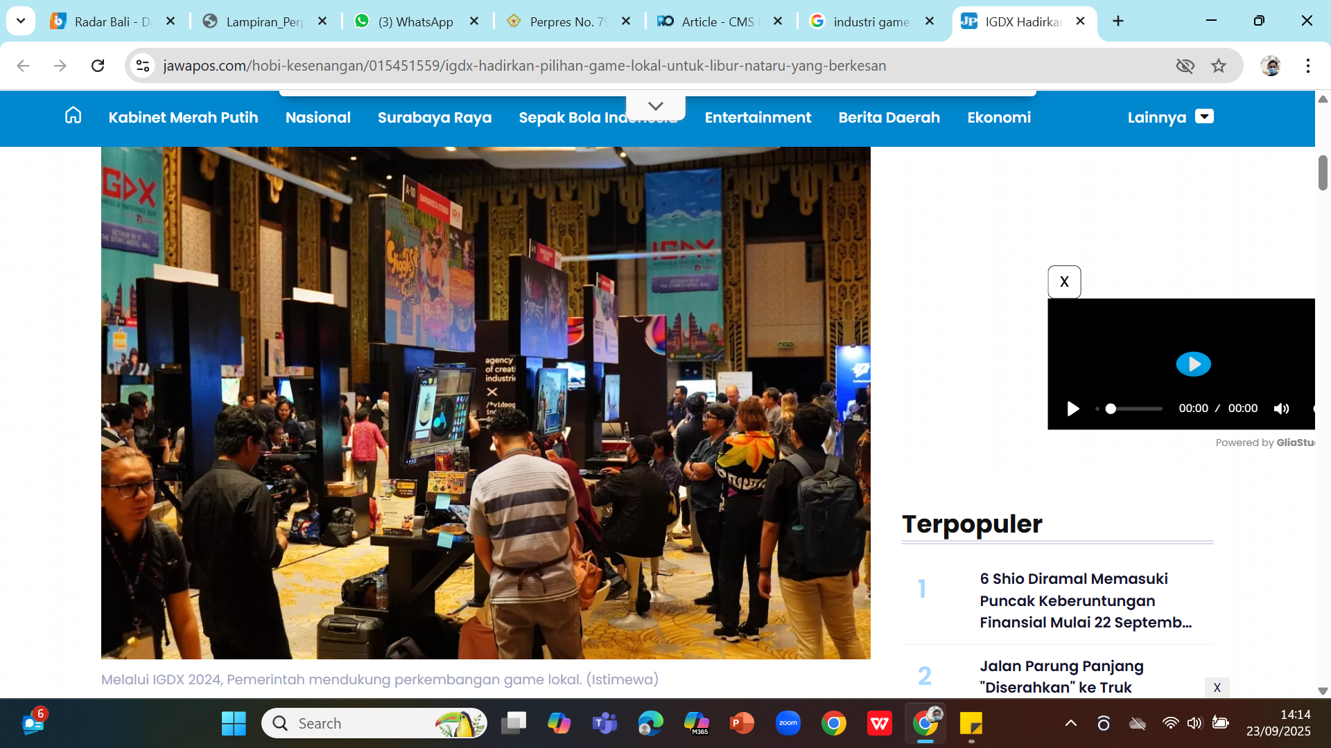 HUB ASIA TENGGARA - Indonesia Game Developer Exchange di Bali pada Desember 2024.