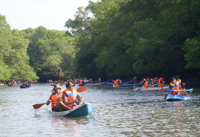 Salah satu sudut kawasan mangrove Tahura