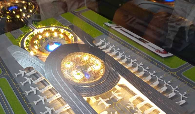 TAMPAK ATAS : Desain Bandara Bali Utara, Buleleng. (istimewa)
