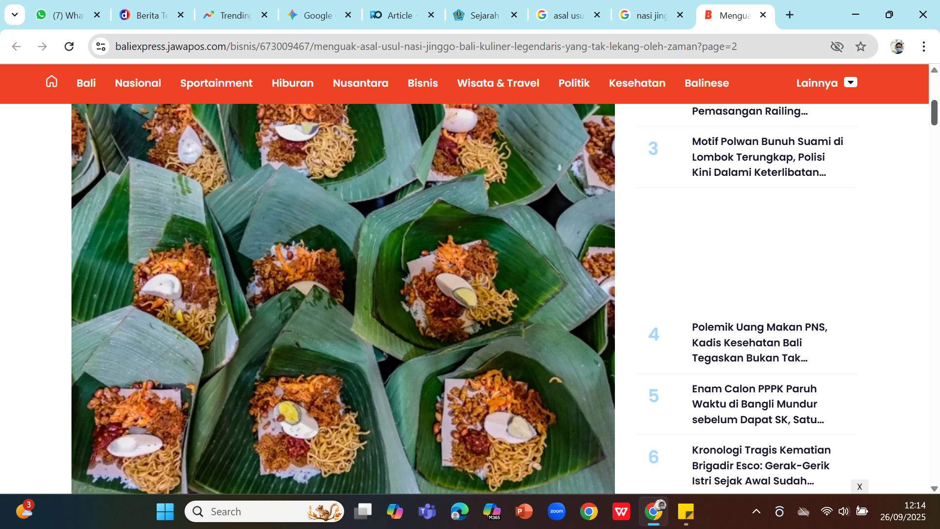Nasi Jinggo