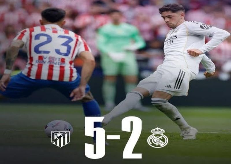 DUEL SERU: Skor Hasil Pertandingan Atletico Madrid Vs Real Madrid
