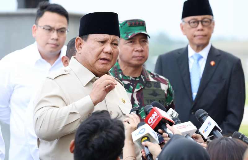 DITANYA SOAL MBG : Presiden Prabowo Subianto. (Foto: Tim Media Prabowo)