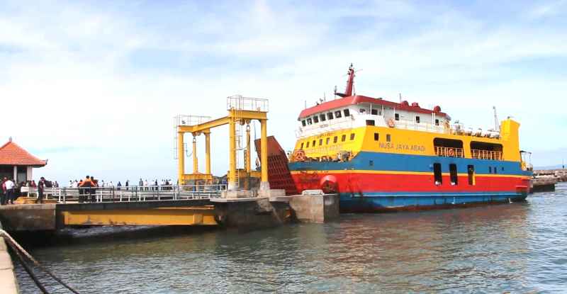 SIAP BERLAYAR LAGI: KMP Nusa Jaya Abdi ini siap aktif pelayaran lagi setelah selesai docking. (ist)