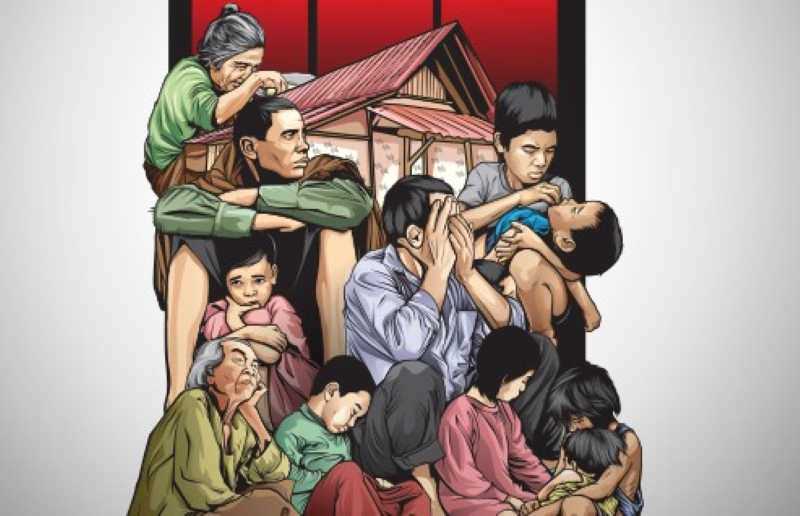 ilustrasi kemiskinan - Jawa Pos.com-Radar Bojonegoro