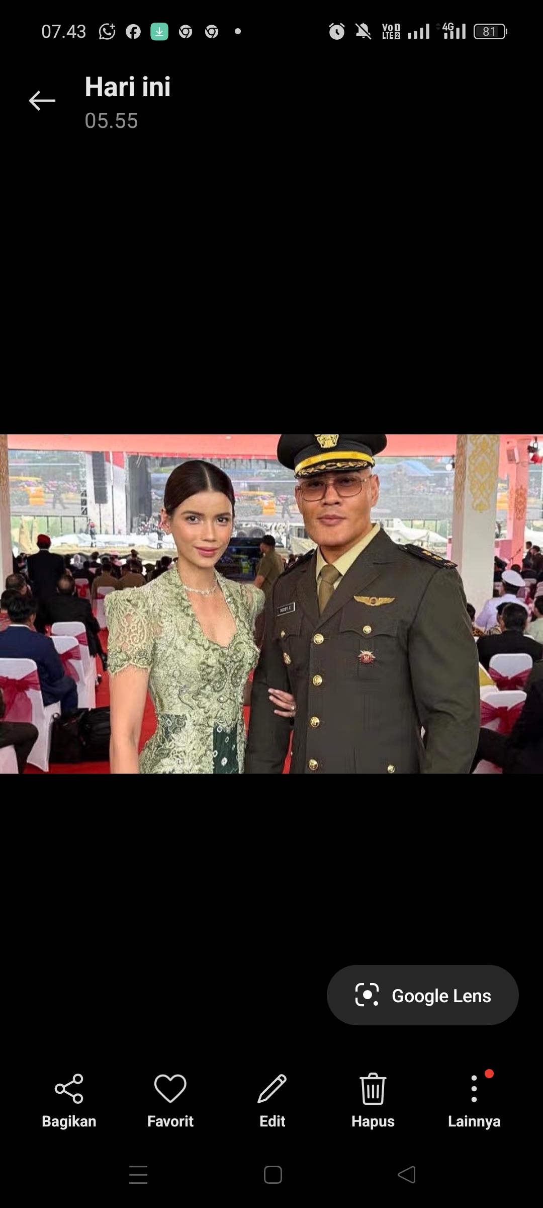 Sabrina Chairunnisa dan Deddy Corbuzier