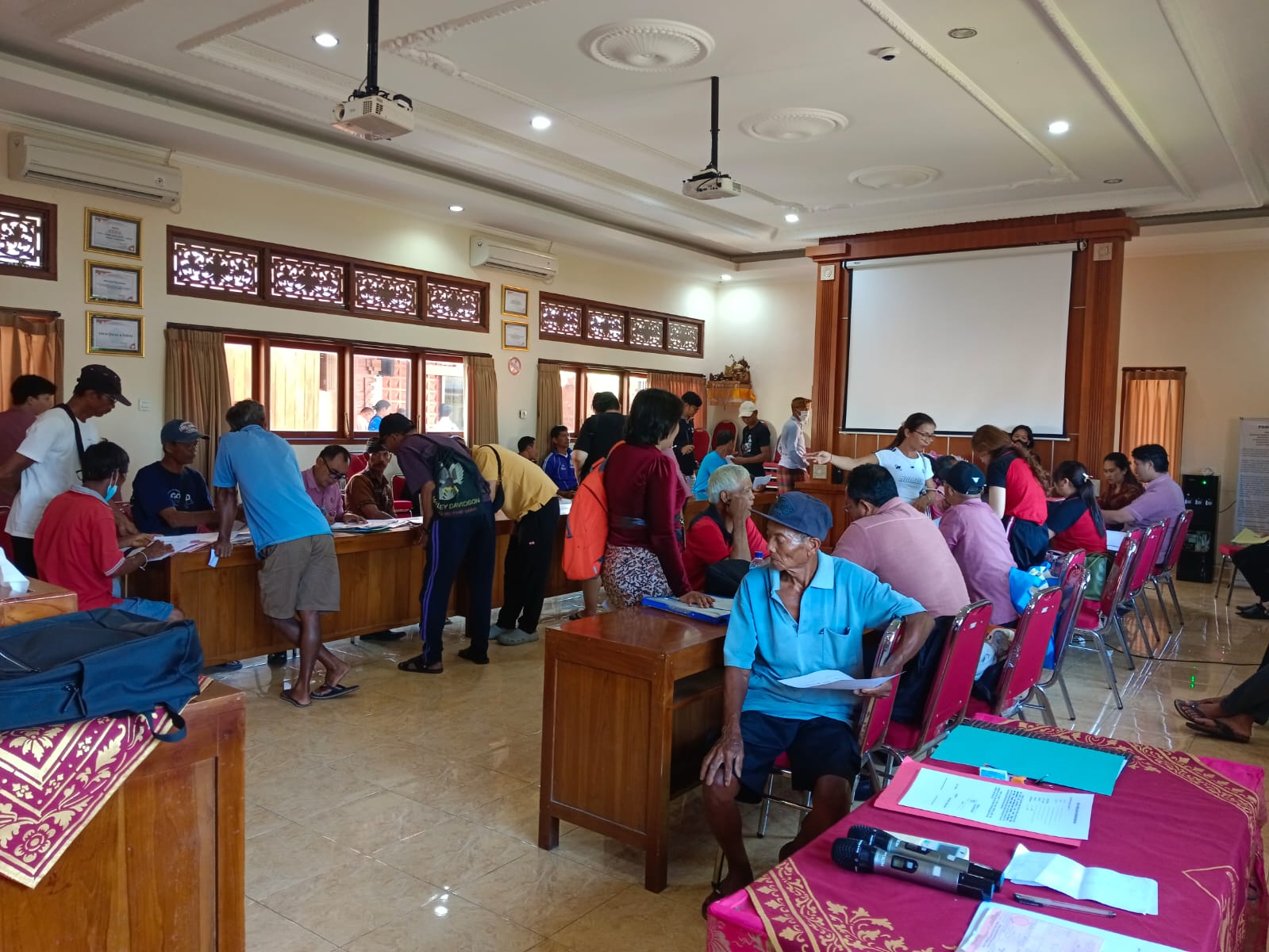 Foto: Pelayanan PBB di desa Kutuh.