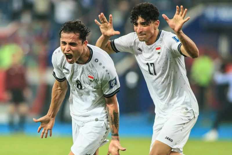 ANDALAN IRAK  : Bintang Timnas Irak,  Ibrahim Bayesh dan Ali Jassim. (Instagram Ibrahim Bayesh/JPG)